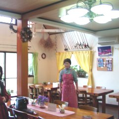 Dining room of the Pension
